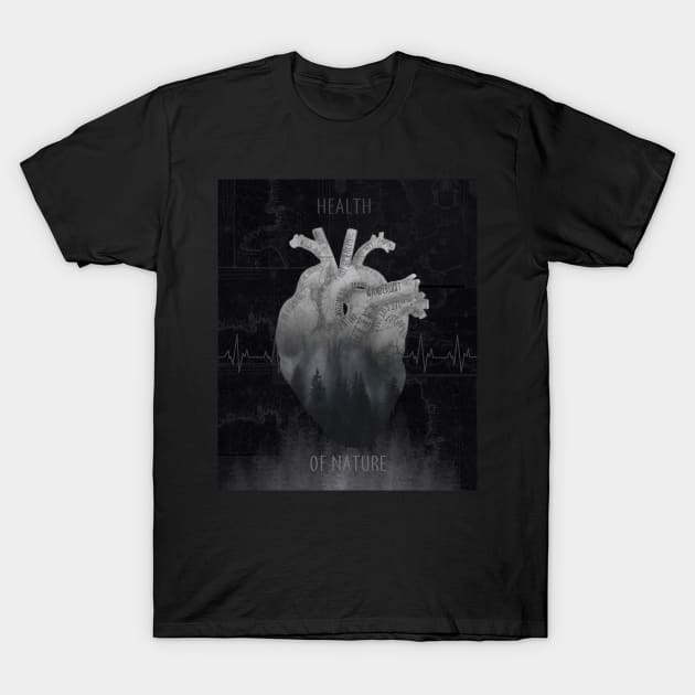 heart T-Shirt by BekimART
